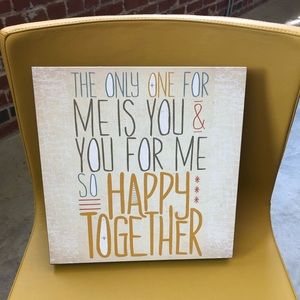 Happy together wall art